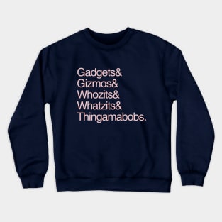 Gadgets and Gizmos Millennial Pink Crewneck Sweatshirt